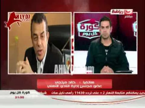 خالد مرتجي لو رفض التلفزيون سنذيع بطريقة مختلفة 