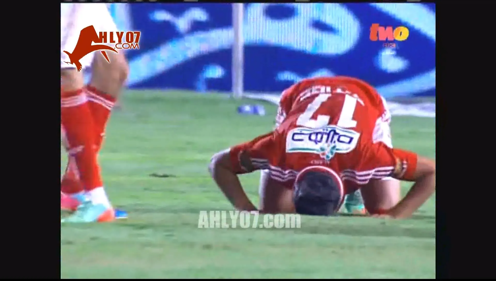 هدف الأهلي الأول في مصر المقاصة أحرزه عمرو جمال