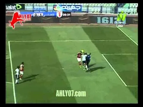 هدف الأهلي الأول في المنيا مقابل 0 كأس مصر 2014