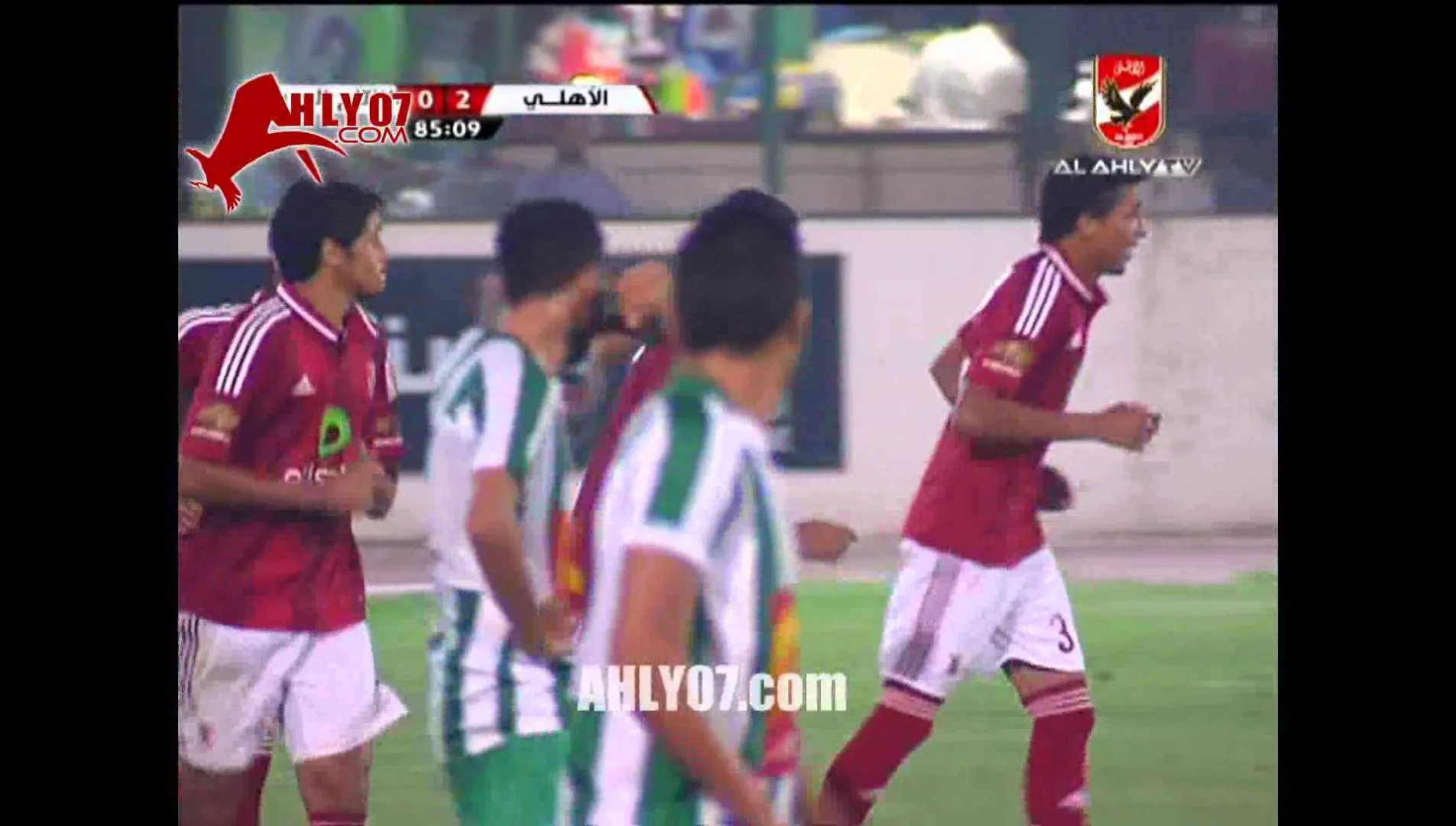 هدف الأهلي الثاني في الانتاج الحربي وديا مقابل 0 في 11 اكتوبر 2014