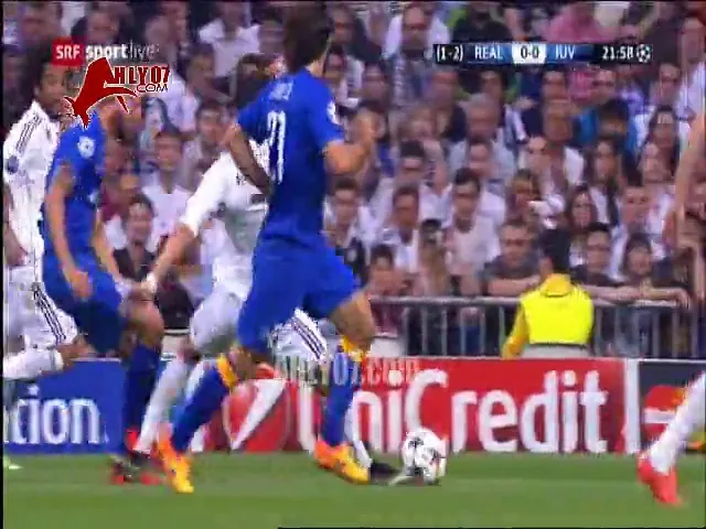 هدف ريال مدريد الأول في يوفنتوس مقابل 0 في مايو 2015 قبل نهائي اوروبا