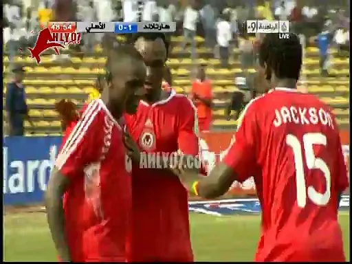 أهداف الأهلي 1 هارتلاند 1 لتريكة في 18 يوابو 2010