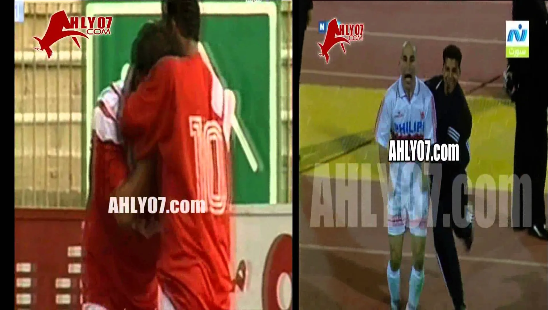 فيديو تاريخي بكاء علاء ميهوب مقابل بصق ابراهيم حسن على جماهير الأهلي
