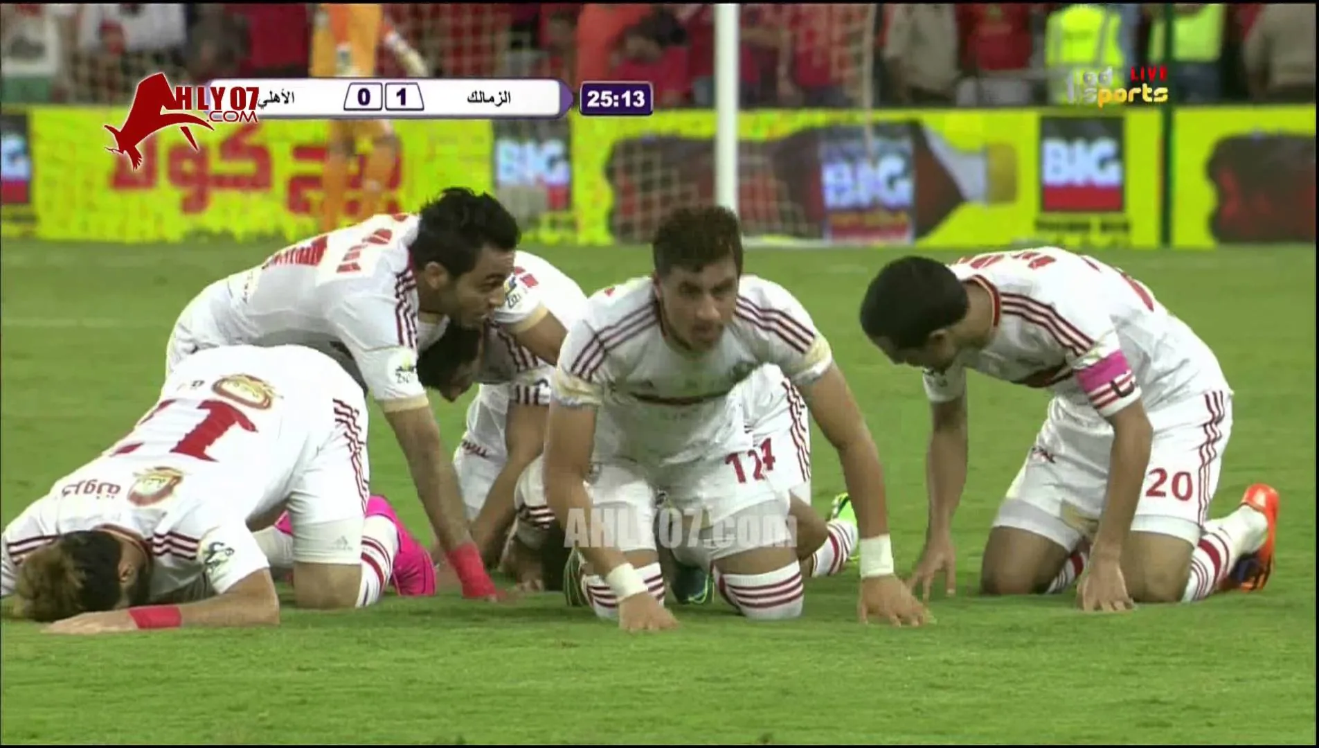 HD هدف الزمالك الأول في الأهلي مقابل 0 السوبر المصري 15 اكتوبر 2015