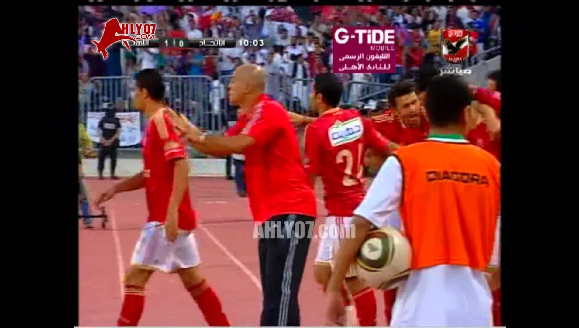 هدف الأهلي الأول في الاتحاد السكندري مقابل 0 السعيد الدوري 28 اكتوبر 2011