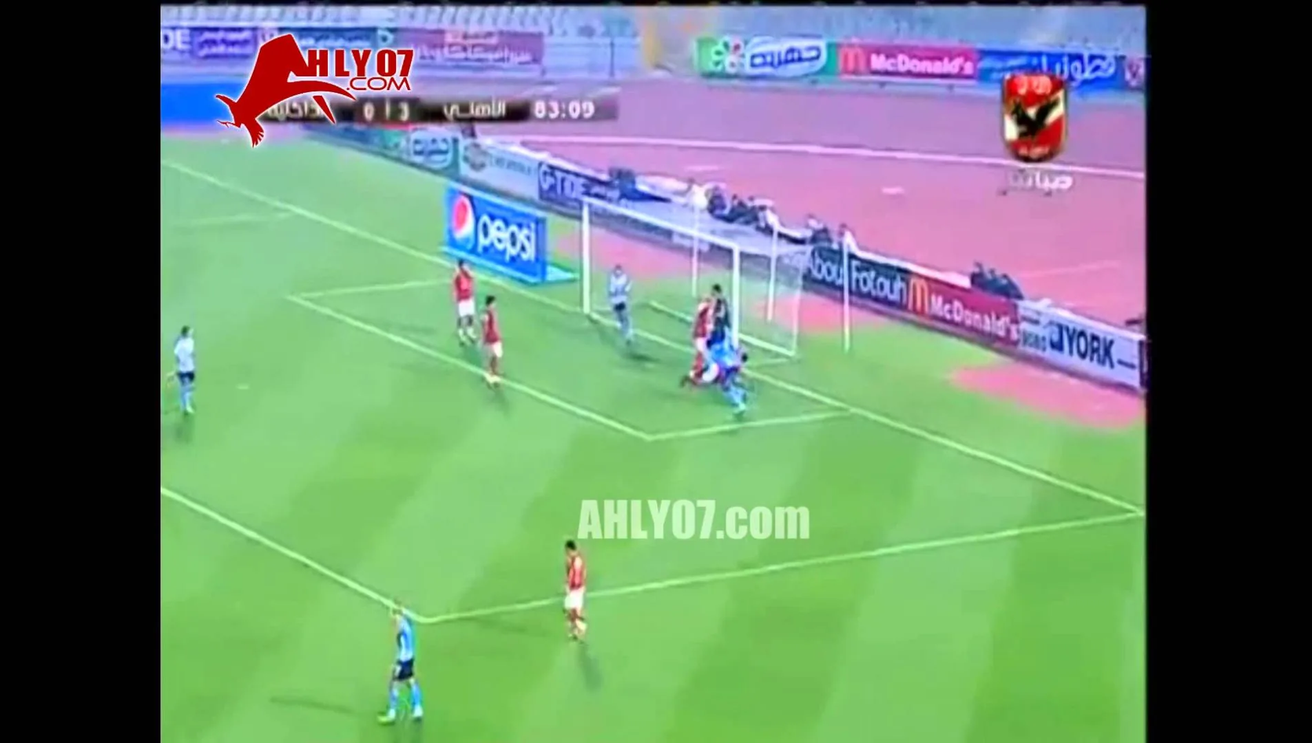 هدف الأهلي الأول في الداخلية مقابل 0 وائل جمعة الدوري 3 نوفمبر 2011