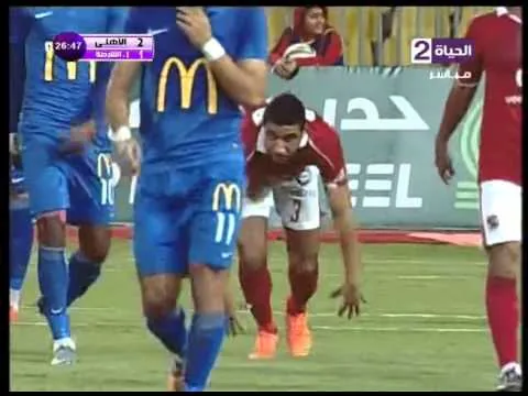 هدف الاهلي الثاني في اتحاد الشرطة مقابل 1 ربيعة الدوري 7 يناير 2016