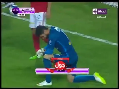 هدف وادي دجلة والفوز القاتل على الأهلي 1-0 في الدقيقة الأخيرة