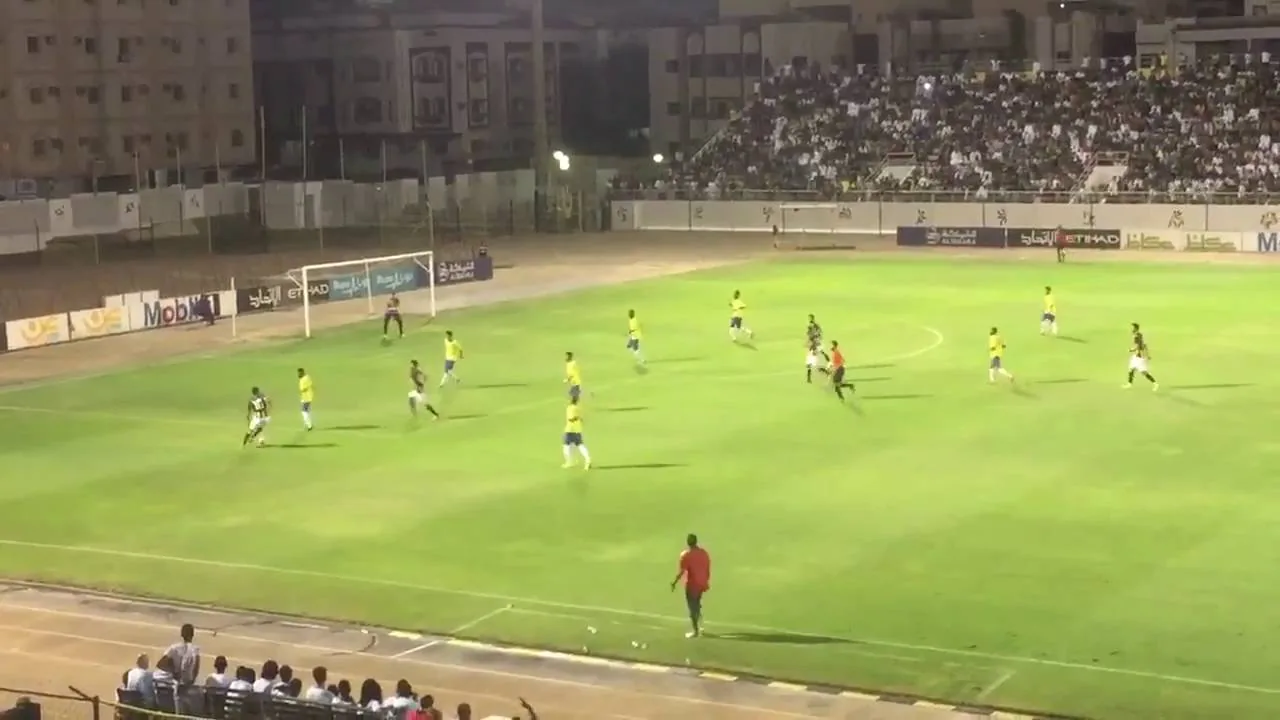 شاهد كهربا يحرز هدفا عالميا في أول مباراة ودية له مع اتحاد جده