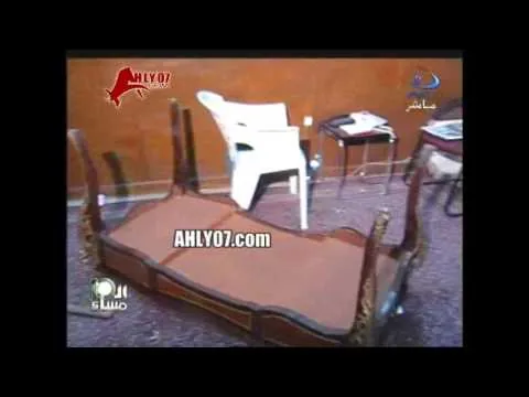 شاهد تكسير ودم ومسدسات ومطاوي وبلطجية بالشوم بين اعضاء مجلس ادارة الزمالك