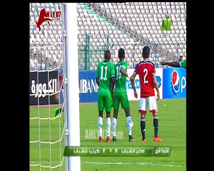 هدف لمنتخب مصر للشباب الثالث  في كينيا مقابل 0 مصطفى محمد  وديا 20 فبراير 2017
