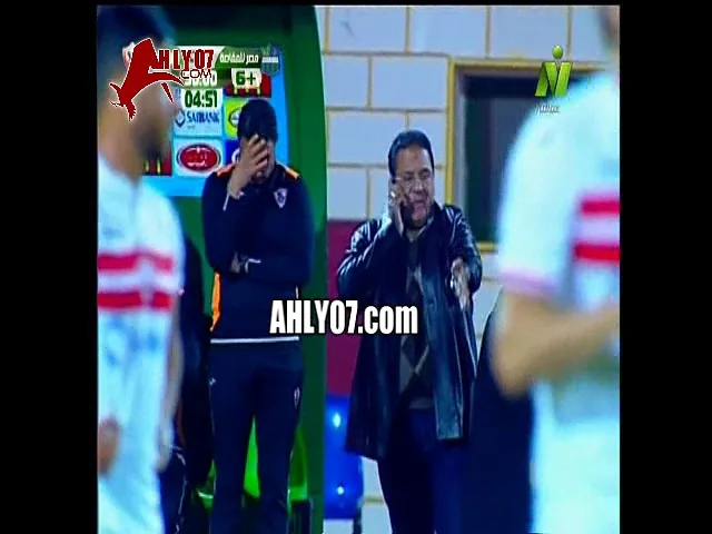 شاهد واحكم هل قام نائب رئيس الزمالك احمد جلال ابراهيم بسب مرتضى منصور