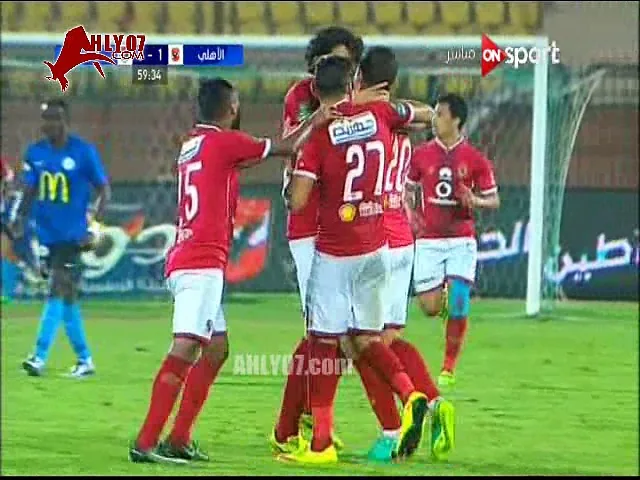هدف الأهلي الأول في الداخلية مقابل 0 سعد سمير تصويبة الدوري 1 ابريل 2017