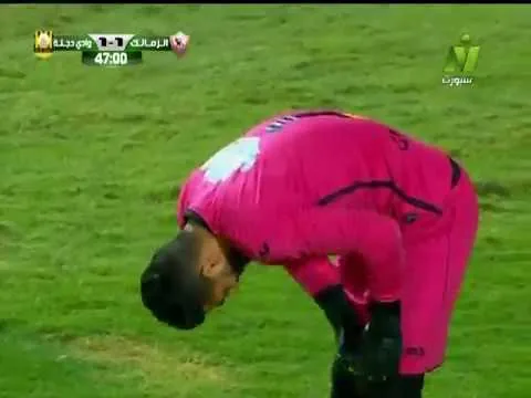شاهد احتفال احمد حسام ميدو بهدف دجلة في الزمالك ورفض احتفال مهاجم الزمالك السابق والتعادل بين الفريقين