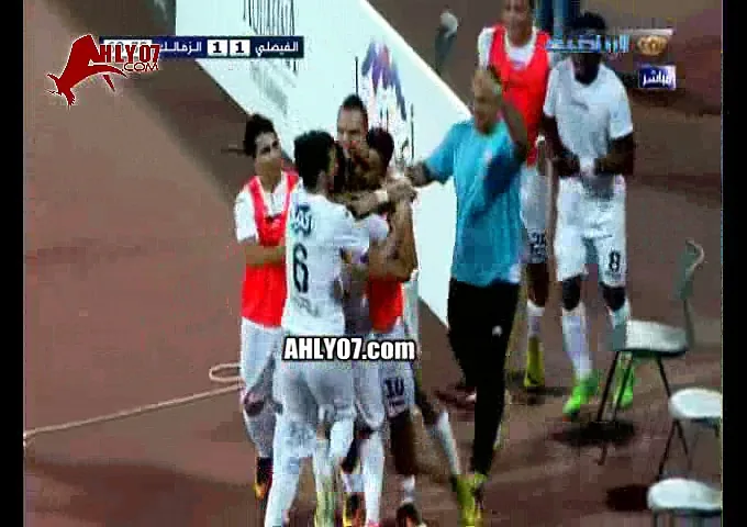 شاهد التقدم و هدف للزمالك الثاني في الفيصلي 2-1 بالاردن