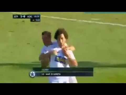 شاهد عمرو وردة مع فريقه الجديد يحرز هدف قاتل في الوقت الضائع ويقود أتروميتوس للفوز على كيرا في كأس اليونان
