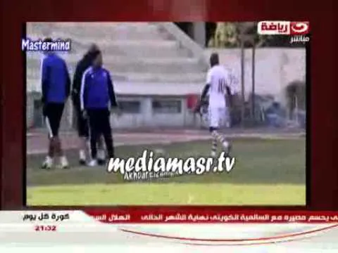 شيكابالا ضرب  حكم لقاء الزمالك 