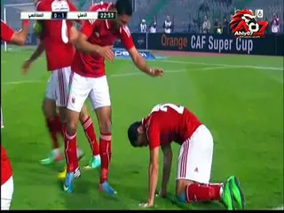 الهدف الاول للأهلي في الصفاقسي التونسي لجدو 2014 السوبر الافريقي
